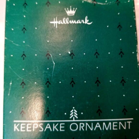 Vintage Hallmark 1987 Dad Handcrafted Ornament Polar Bear Original box Christmas - Picture 6 of 7